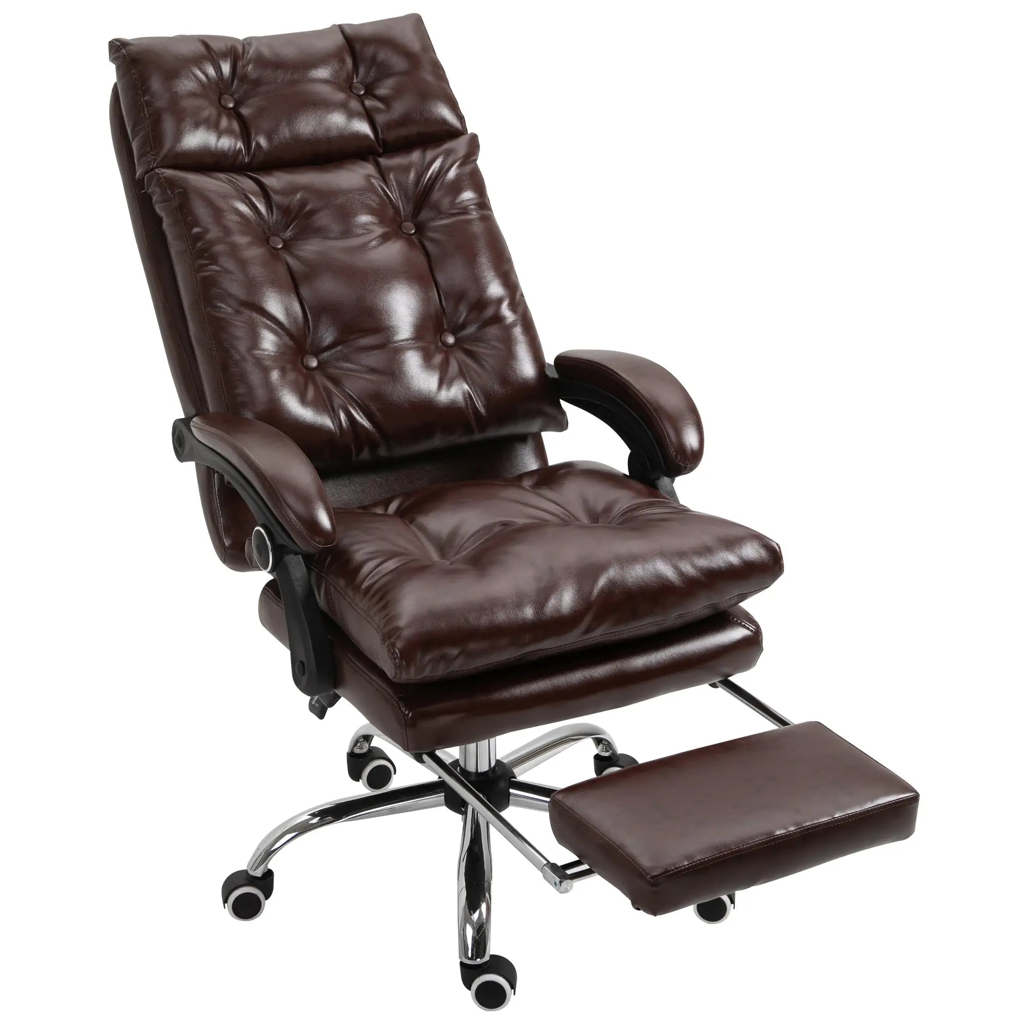 Scaun Executiv: Luxul Clasic și Ergonomia Modernă pentru Biroul Tău