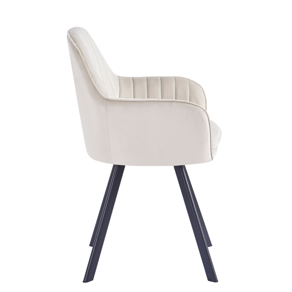 Scaun dining moderne, ţesătură Velvet teracot, RUST