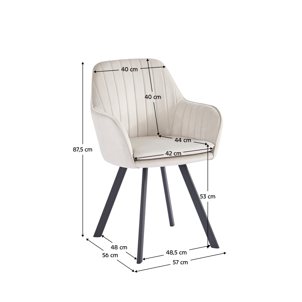 Scaun dining moderne, ţesătură Velvet teracot, RUST