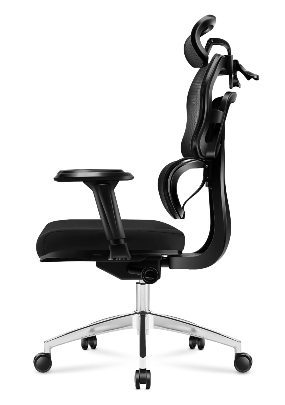 Scaun de birou ergonomic mesh Expert 4.9 Black - Confort și suport pentru sănătatea ta