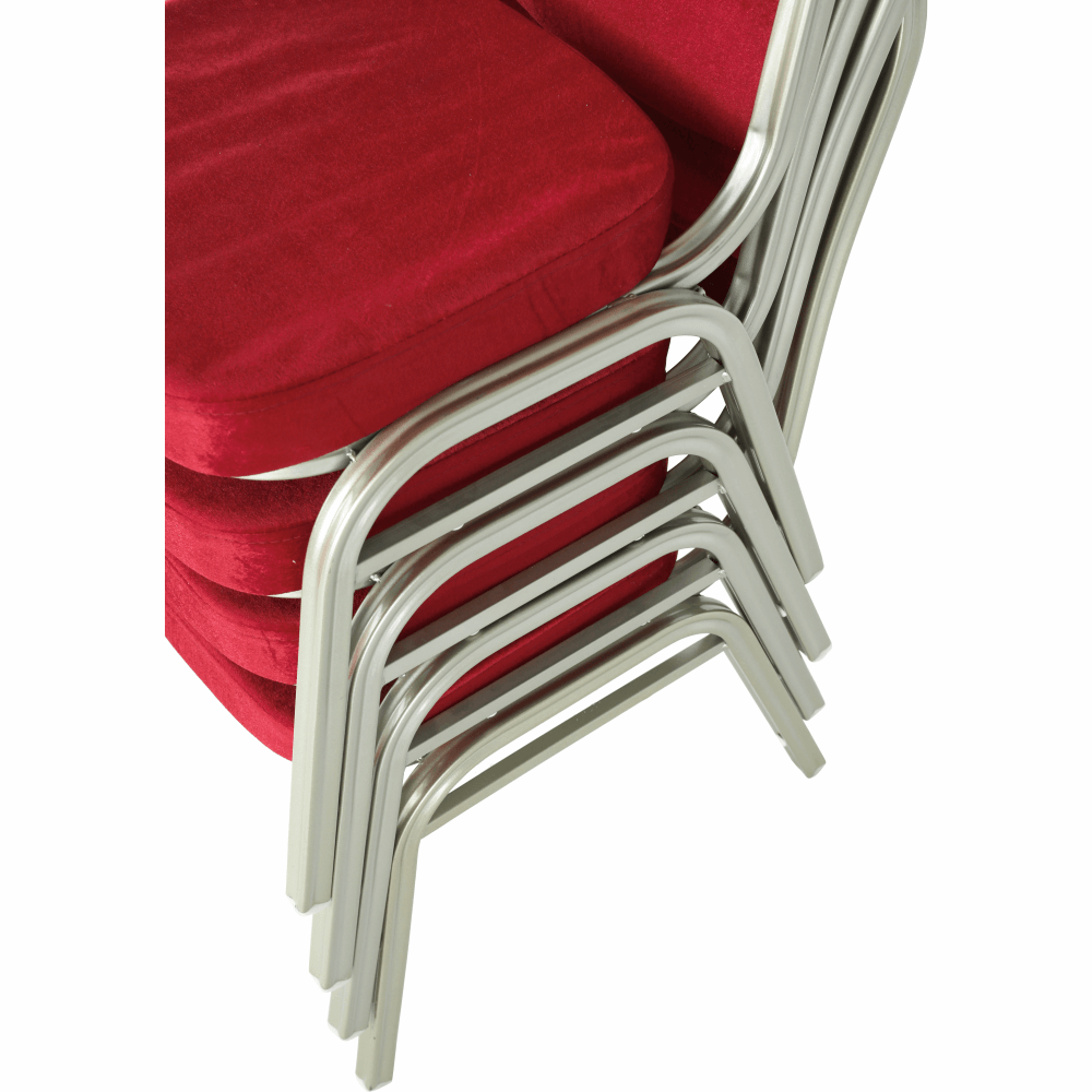 Scaune stivuibile conferinta dining, tapitat stofa albastru l40xA40xH47 cm - CentrumScaune.ro