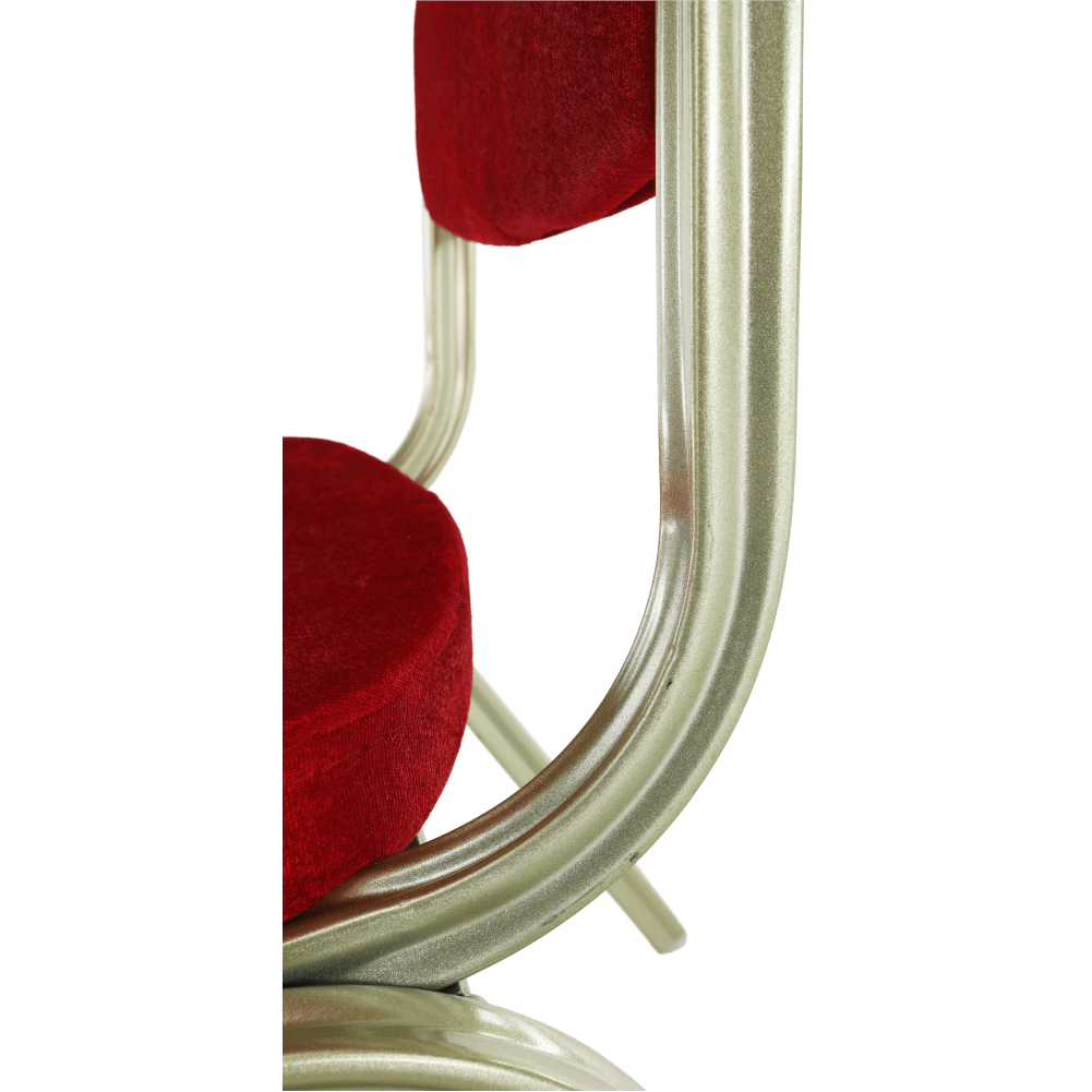 Scaune stivuibile conferinta dining, tapitat stofa albastru l40xA40xH47 cm - CentrumScaune.ro