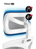 Scaun ergonomic multifunctional VE 5901 Alb-Gri