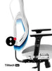 Scaun ergonomic multifunctional VE 5901 Alb-Gri