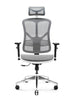 Scaun ergonomic multifunctional VE 5901 Alb-Gri