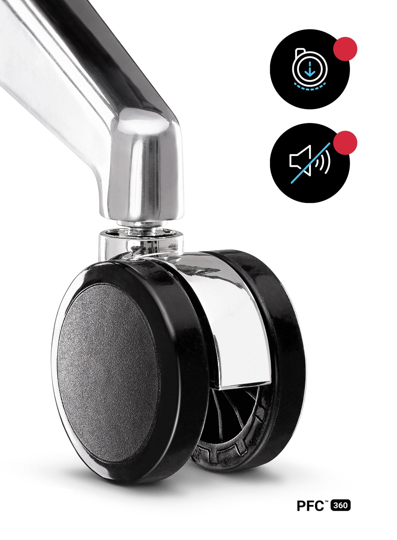 Scaun Birou Ergonomic Comandor CDM 9500 Alb-Negru, Spătarul/Tetiera Reglabila