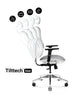 Scaun ergonomic multifunctional VE 5901 Alb-Gri
