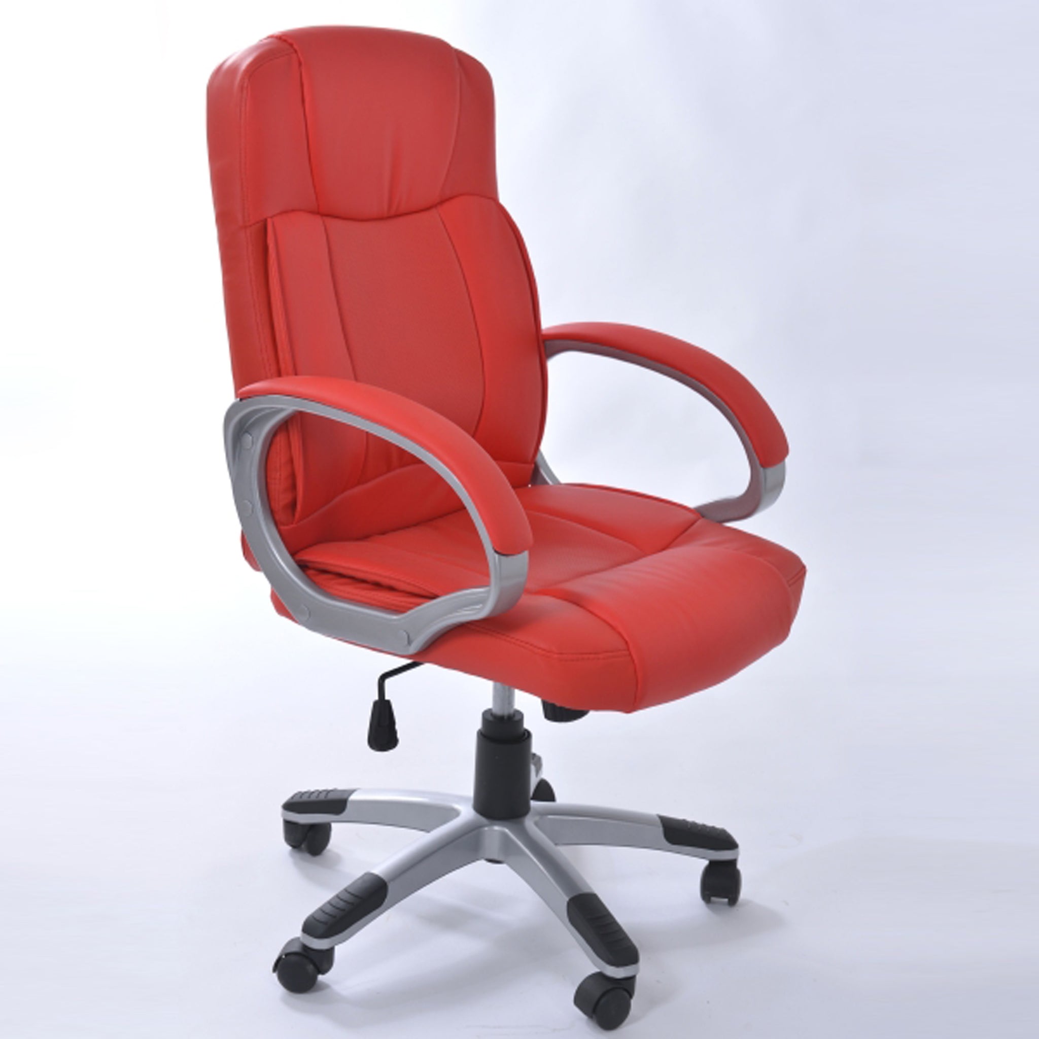 Scaun birou ergonomic, tapitat piele 7061 - CentrumScaune.ro