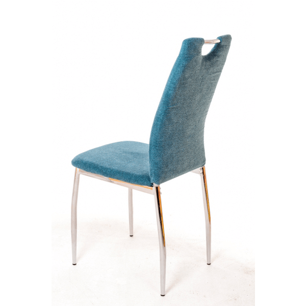 Scaune bucatarie, tapitat stofa 1018 Albastru, l41xA40xH54 cm - CentrumScaune.ro