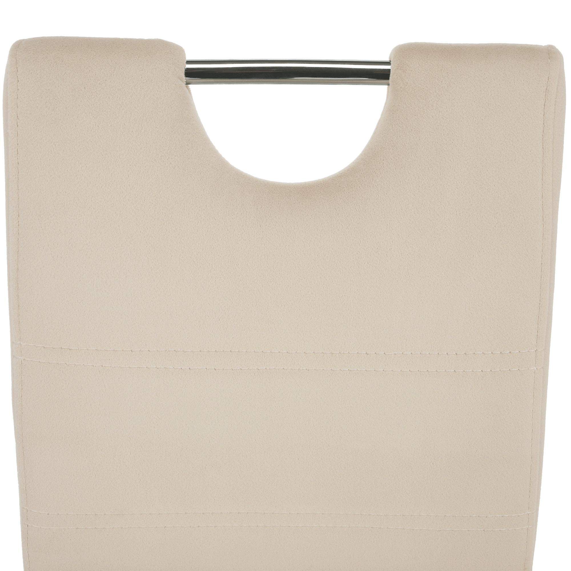 Scaun de bucatarie de catifea, Crem, Irina