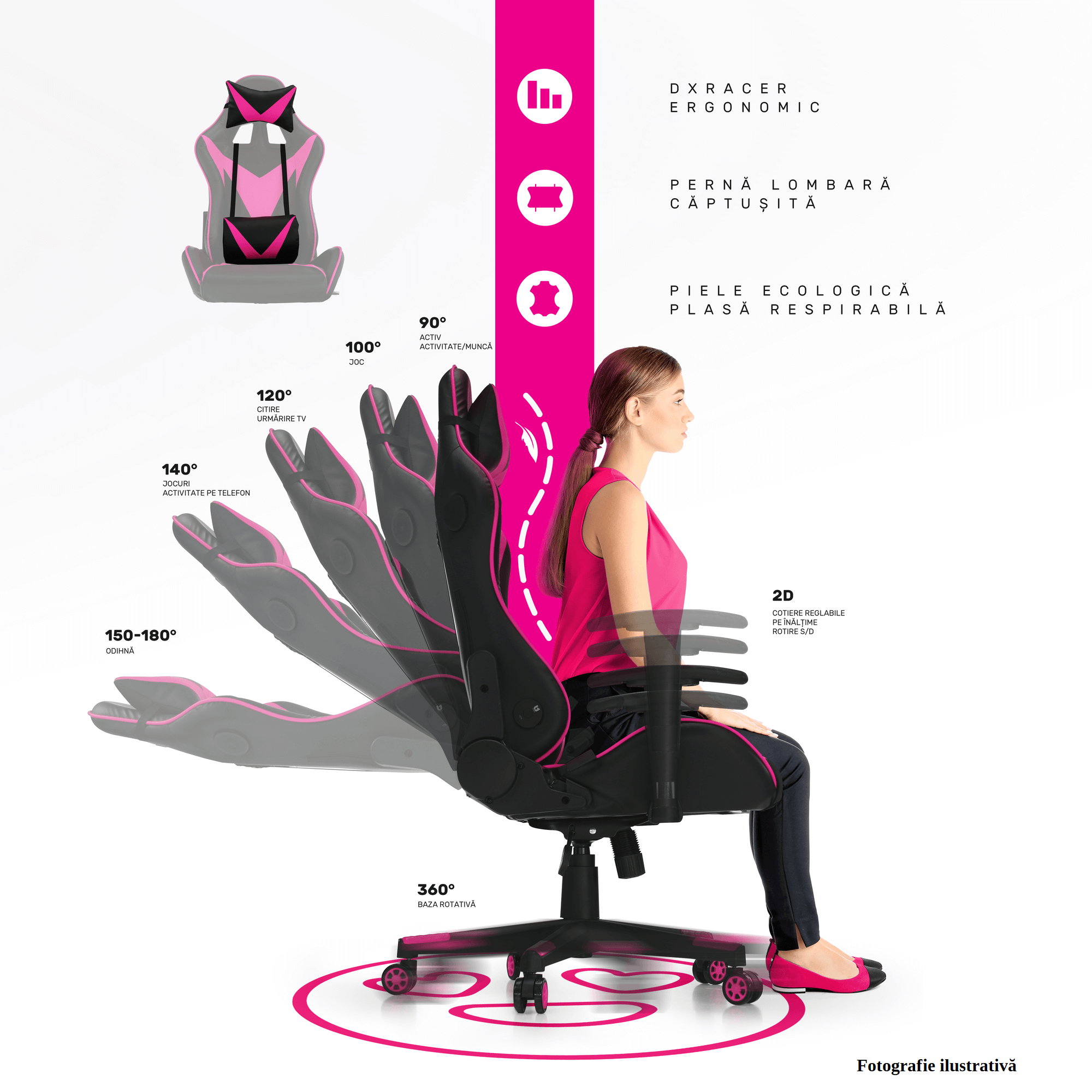 Scaun gaming copii modern - CentrumScaune.ro