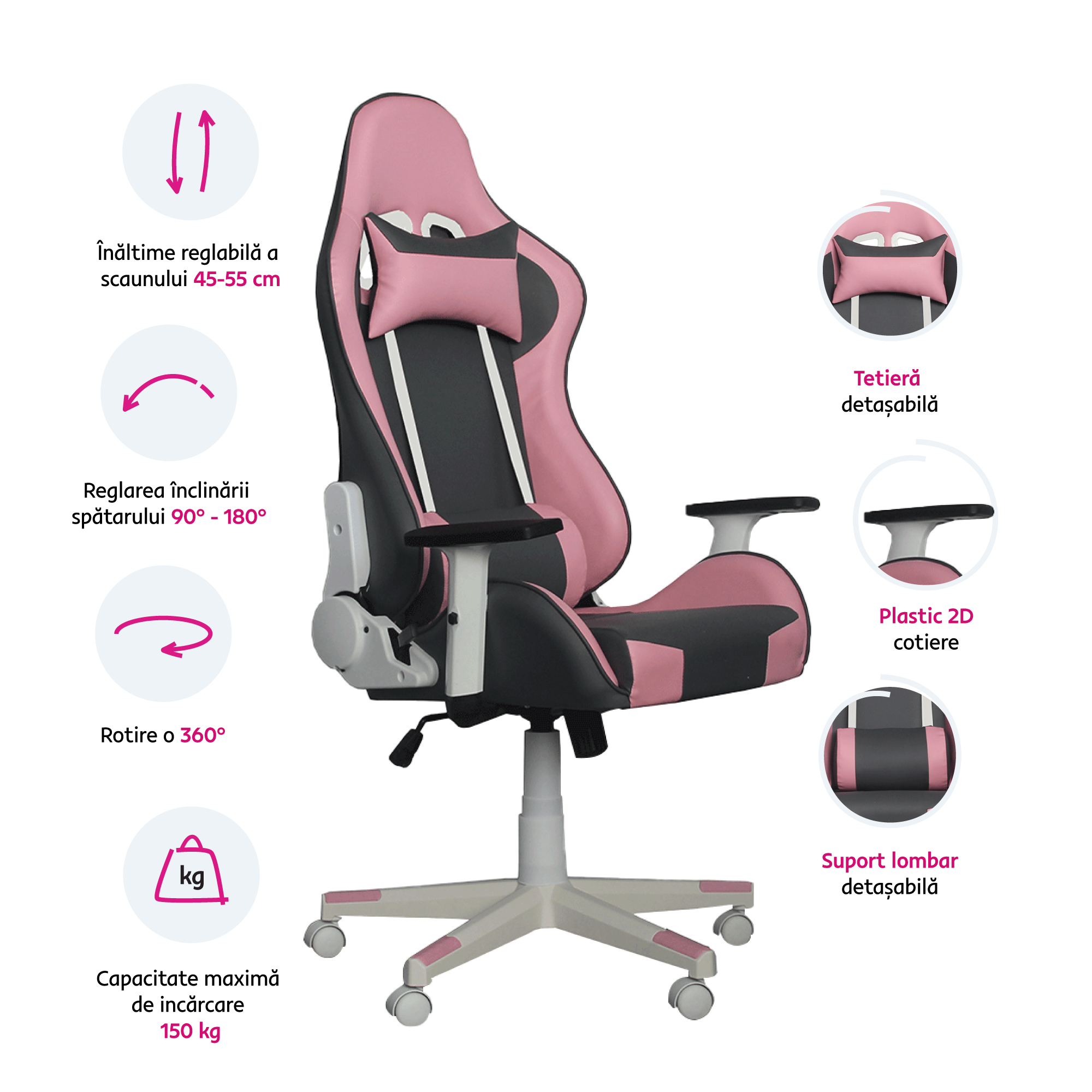 Scaun gaming copii modern - CentrumScaune.ro