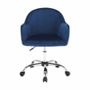 Scaun de Birou Catifea, SEVILIA, Albastru regal