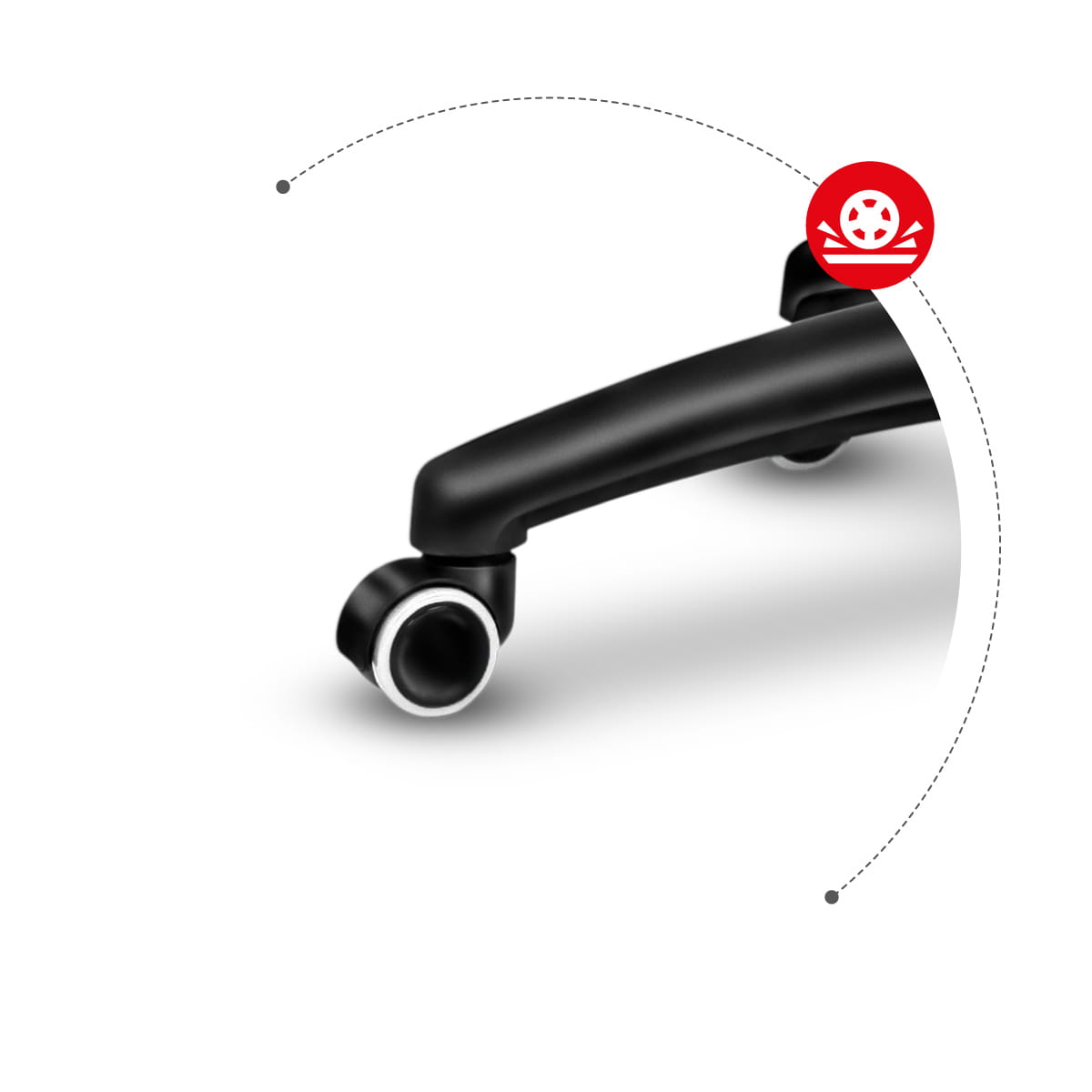 Scaune de Gaming, Mesh, Suport Lombar, Alb