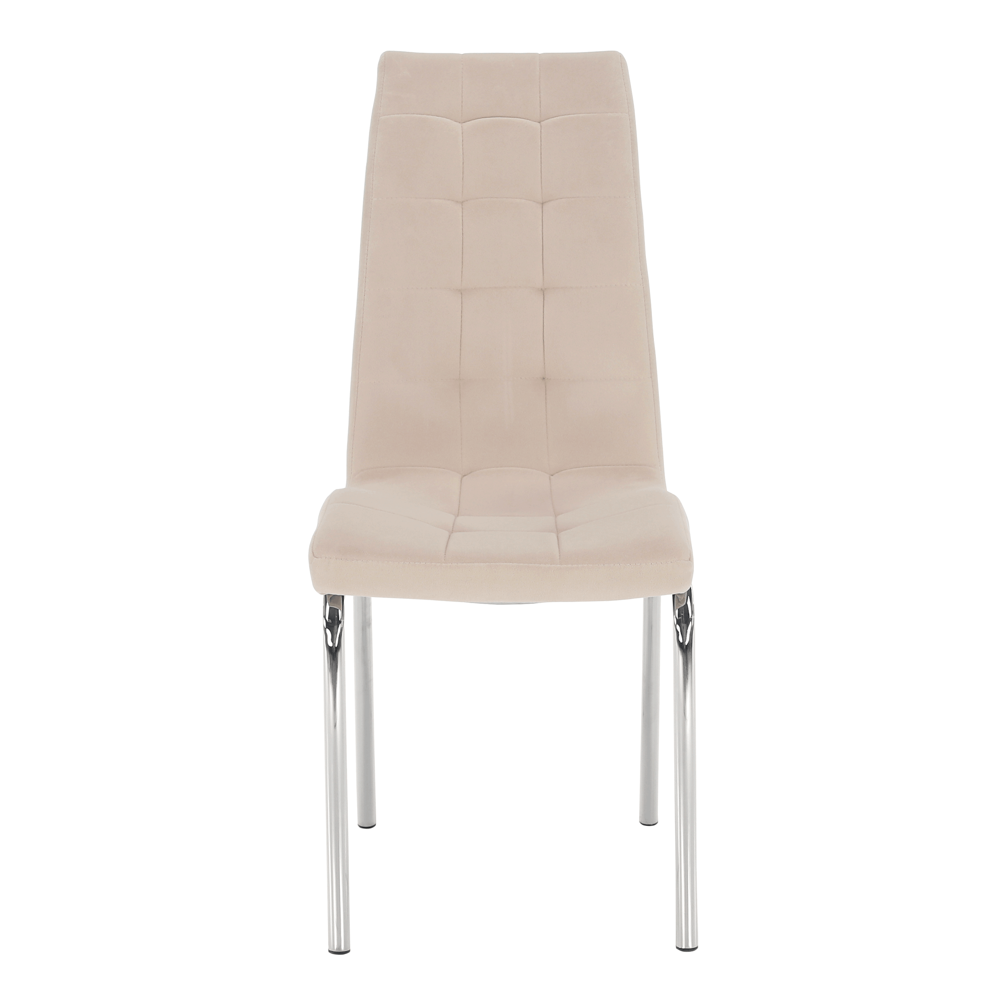Scaune bucatarie bej cromate Dalia