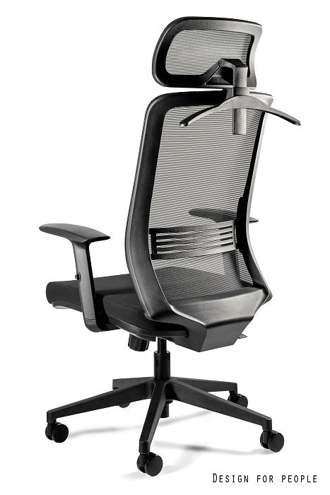 Scaune de birou ergonomice, cotiere reglabile, Synchron, cuier pe spatar, lombar reglabil, Asos