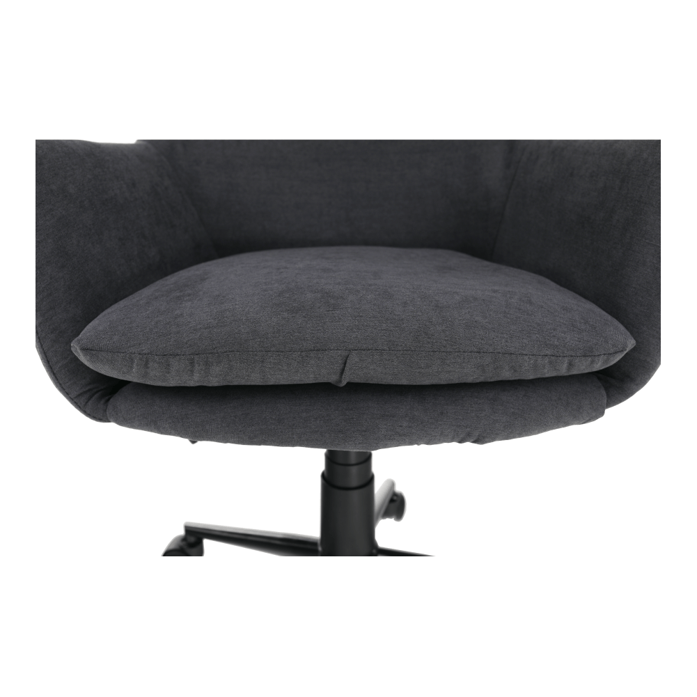 Scaun birou, textil, scoica decupata modern, Serata