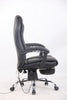 Scaun Birou Masaj, Negru, recliner, suport picioare, 72001