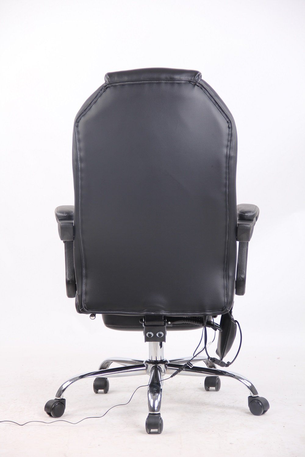 Scaun Birou Masaj, Negru, recliner, suport picioare, 72001