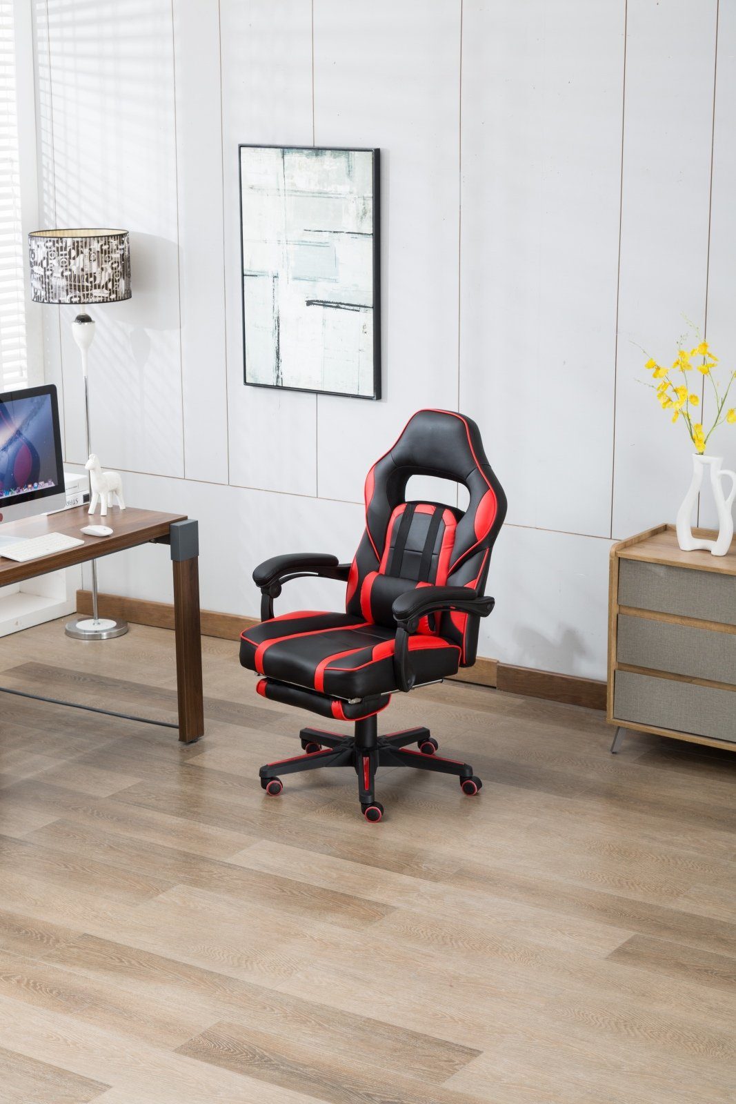 Scaun gaming ergonomic de birou cu masaj