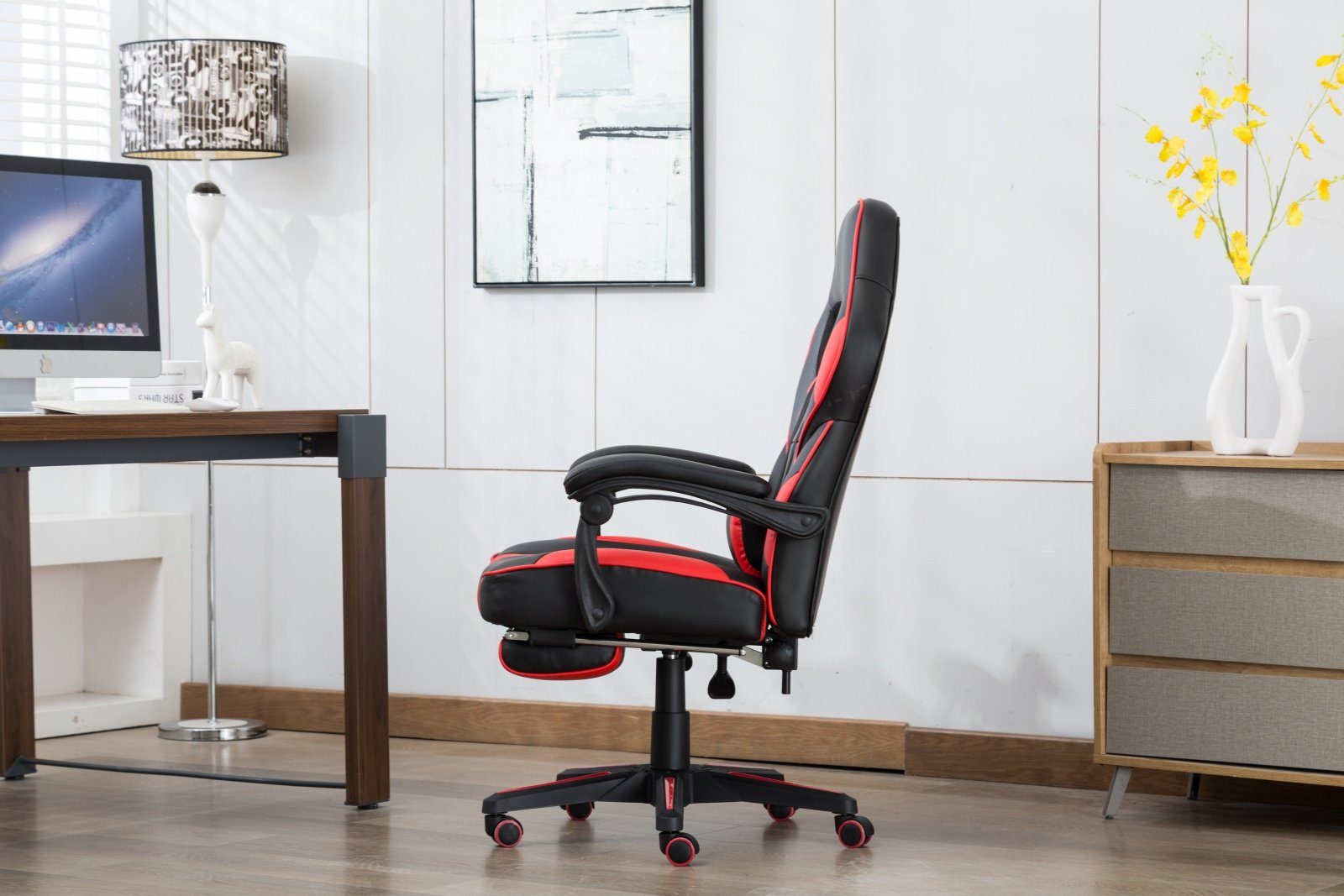 Scaun gaming ergonomic de birou cu masaj