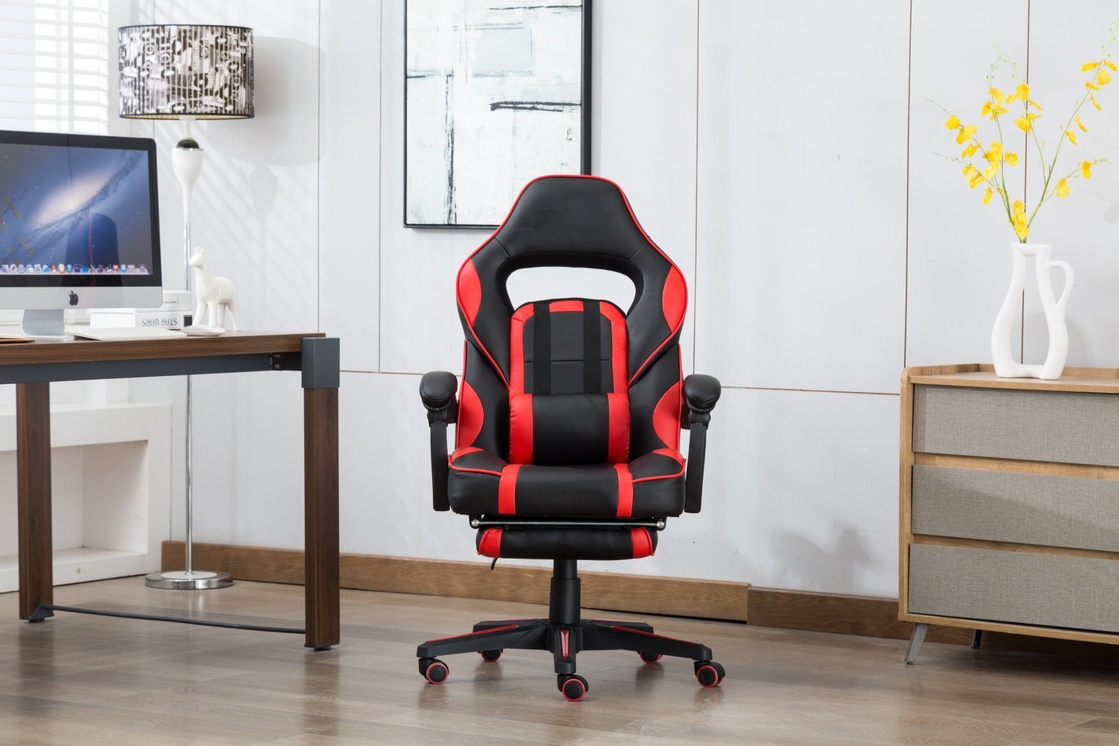 Scaun gaming ergonomic de birou cu masaj