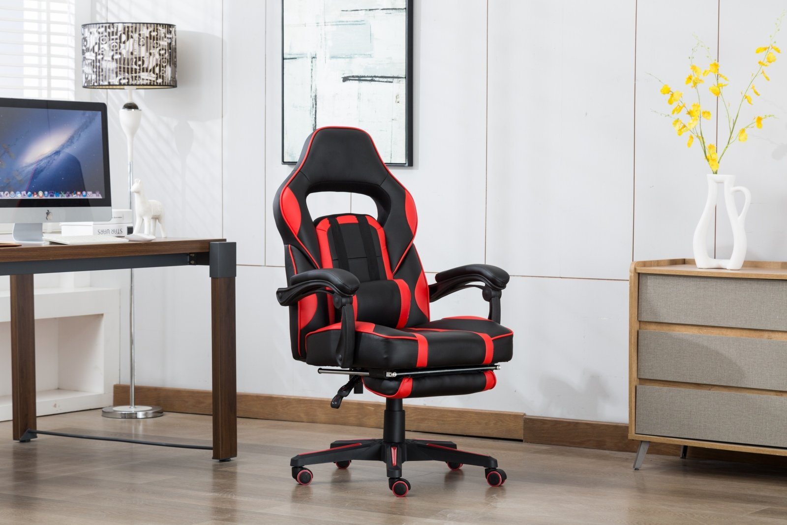 Scaun gaming ergonomic de birou cu masaj