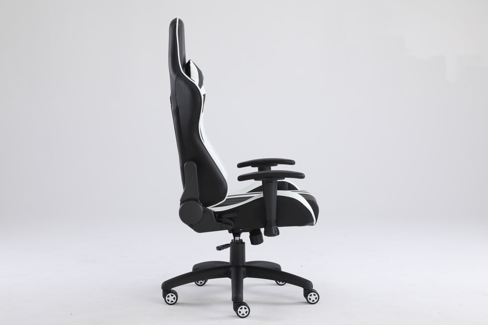 Scaun gaming alb cu negru 0288 - CentrumScaune.ro