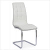 Scaune bucatarie alb cromate 231S