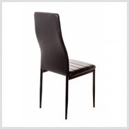 Scaune dining, tapitat piele ecologica 1030 negru, l40xA38xH55 cm