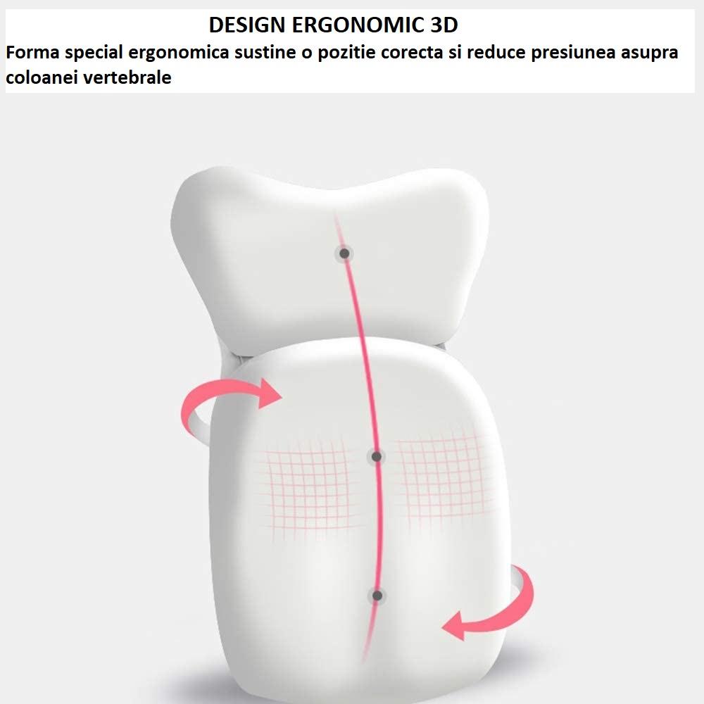 Scaune gaming femei, scaun birou, burete bufant, piele ecologică, Roz/Alb 003