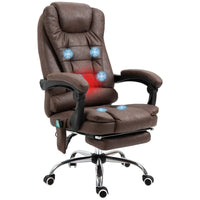 Scaun Birou cu Încălzire și Masaj – Model XL8755, Maro