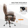 Scaun Birou cu Încălzire și Masaj – Model XL8755, Maro