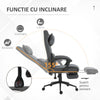 Scaunul de birou ergonomic și captușit ErgoFlex Pro, Gri