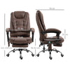 Scaun Birou cu Încălzire și Masaj – Model XL8755, Maro