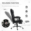 Scaune ergonomice textil gri directorial, suport picioare, reglabil, textil gri
