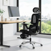 Scaun ergonomic de birou cu cotiere 4D, tetiera reglabila