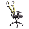 Scaun ergonomic mesh cu tetiera, Verde - CentrumScaune.ro