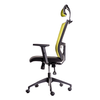 Scaun ergonomic mesh cu tetiera, Verde - CentrumScaune.ro
