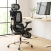 Scaun ergonomic de birou cu cotiere 4D, tetiera reglabila