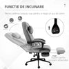 Scaun de Birou Ergonomic Rabatabil Tetiera si Suport Pentru Picioare Detasabil