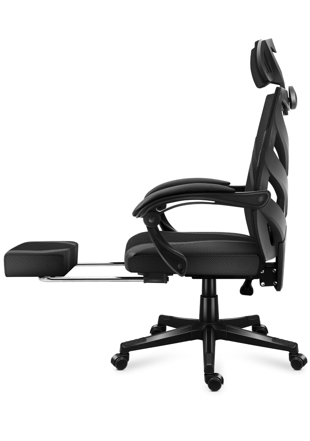 Scaun de gaming ergonomic premium negru - confort și performanță pentru impatimitii de jocuri
