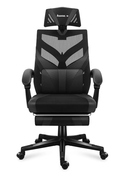 Scaun de gaming ergonomic premium negru - confort și performanță pentru impatimitii de jocuri