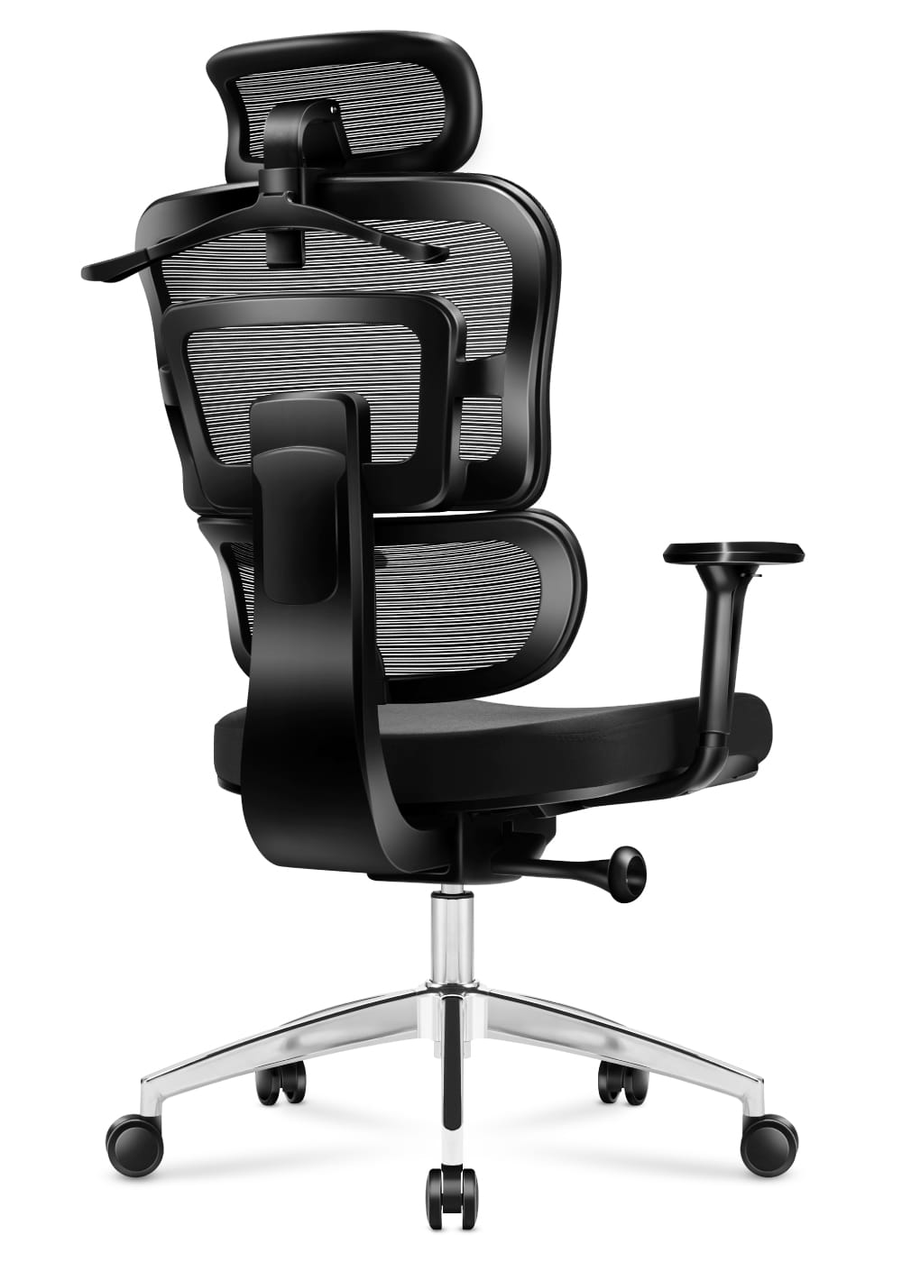 Scaun de birou ergonomic mesh Expert 4.9 Black - Confort și suport pentru sănătatea ta