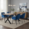 Scaun Dining, Albastru Regal, Velvet - CentrumScaune.ro
