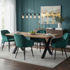 Scaun Dining tip Fotoliu Emerald Velvet Lux - CentrumScaune.ro