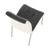 Scaune Dining de bucatarie, sanie metalica, textil