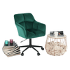 Scaune birou, material catifea/crom verde - Eleganță și Confort în Biroul Tău