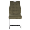 Scaun Dining, Catifea, Arcuri, Verde Kaki