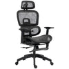 Scaun birou, scaun de birou ergonomic din plasă cu brațe, 3D, spătar inclinabil negru